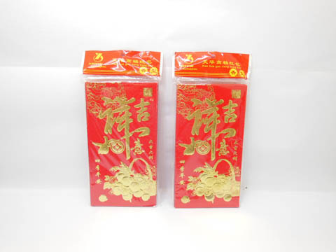 72Pcs Auspices Chinese Traditional RED PACKET Envelope 17x9cm - Click Image to Close
