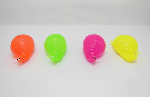 12 Funny Squishy Vivid Snail Sticky Toy Mixed Color - Click Image to Close