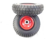 1X New Red Core Trolley Pneumatic Wheel 18mm Hole 1X New Red Core Trolley Pneumatic Wheel 18mm Hole