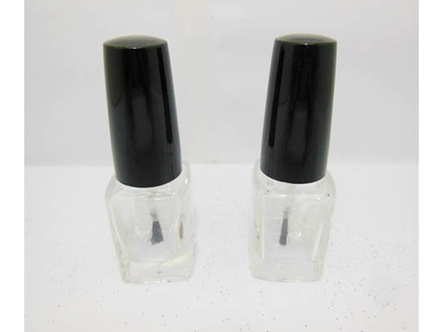 192 Sets Clear Empty Glass Nail Polish Bottle 4ml - Click Image to Close