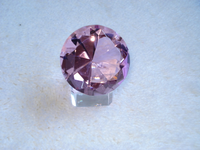 10X New Purple Taper Crystal Balls 40mm - Click Image to Close