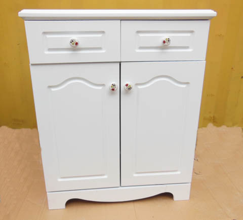 1X White 2 Door + 2 Drawer Shoe Storage Cabinet & Organisation 9 - Click Image to Close