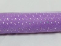 4x1Roll Violet Organza Ribbon 49cm Wide for Craft
