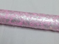 4x1Roll Pink Rose Organza Ribbon 49cm Wide for Craft