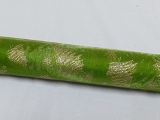 4x1Roll Green Tree Organza Ribbon 49cm Wide for Craft