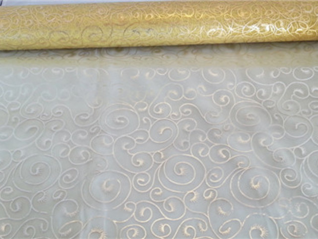 4x1Roll Organza Ribbon 49cm Wide for Craft ac-ft413