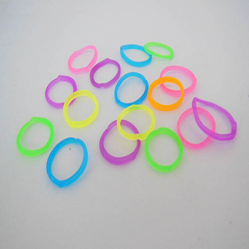 6900Pcs Glow In Dark Loom Silicone Band Mixed Color - Click Image to Close