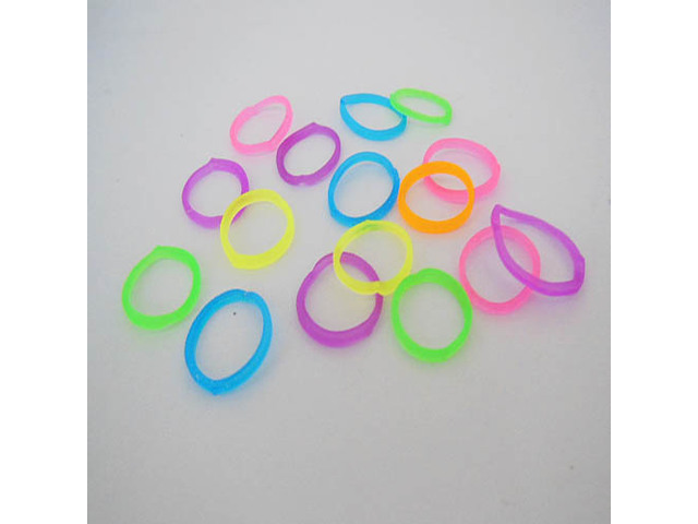 6900Pcs Glow In Dark Loom Silicone Band Mixed Color - Click Image to Close