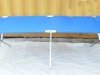 1X Foldable Blue Table For Market Stall,Camping,Picnic 1X Foldable Blue Table For Market Stall,Camping,Picnic
