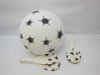 100 White Football Printed Balloons 30cm 100 White Football Printed Balloons 30cm