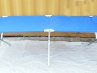 1X Foldable Blue Table For Market Stall,Camping,Picnic