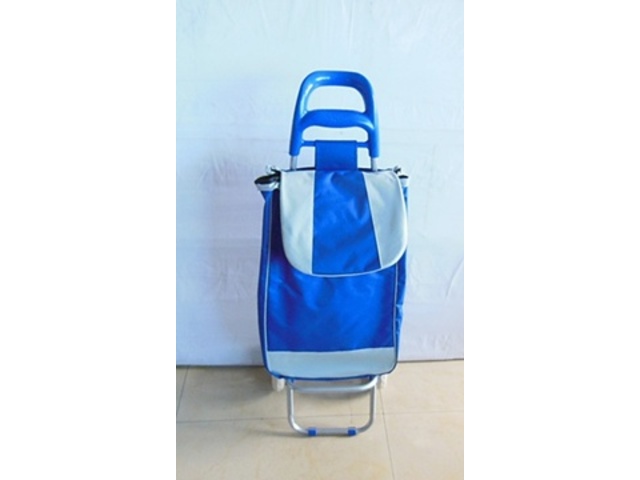 1X New Light Blue Convenient Shopping Trolley Bag 1X New Light Blue Convenient Shopping Trolley Bag
