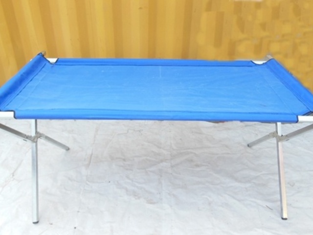 1X Foldable Blue Table For Market Stall,Camping,Picnic 2M