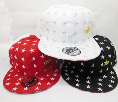 5X Embroided Stars Baseball Sport Adjustable Cap Hat Mixed - Click Image to Close