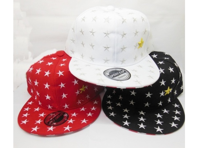 5X Embroided Stars Baseball Sport Adjustable Cap Hat Mixed - Click Image to Close