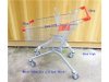 1X Supermarket Shopping Cart/Trolley 80 liter w/Brake 1X Supermarket Shopping Cart/Trolley 80 liter w/Brake