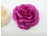 300 Glittered Fuschia Artificial Rose Flower Head Buds 300 Glittered Fuschia Artificial Rose Flower Head Buds