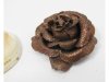 300 Glittered Coffee Artificial Rose Flower Head Buds 300 Glittered Coffee Artificial Rose Flower Head Buds