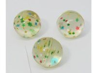 98 Funny Rubber Bouncing Balls Star inside 25mm Size