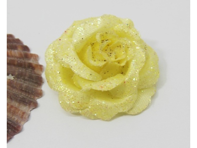 300 Yellow Artificial Rose Flower Head Buds 35x18mm