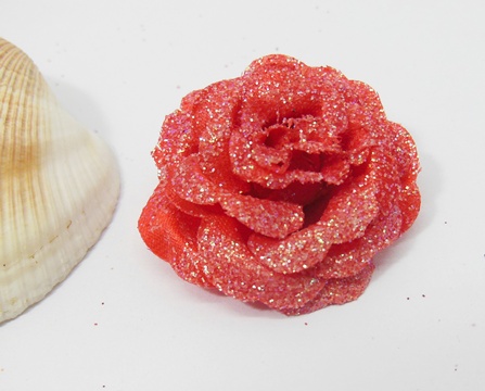 300 Red Artificial Rose Flower Head Buds 35x18mm - Click Image to Close
