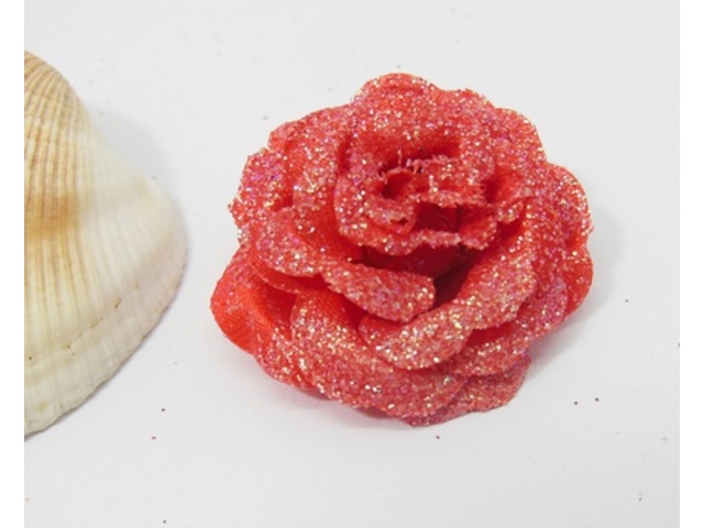 300 Red Artificial Rose Flower Head Buds 35x18mm - Click Image to Close