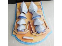 4Pcs 3D Sydney Opera Model Puzzle DIY Educational Toy