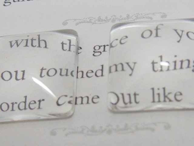 200Pcs Clear Cube Glass Magnifying Cabochon Tiles 15mm Beads 200Pcs Clear Cube Glass Magnifying Cabochon Tiles 15mm Beads