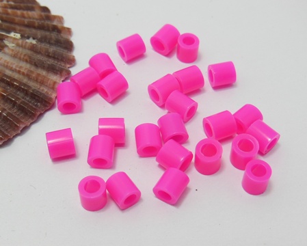 4200Pcs (250g) Craft Hama Beads Pearler Beads 5mm - Fuschia - Click Image to Close