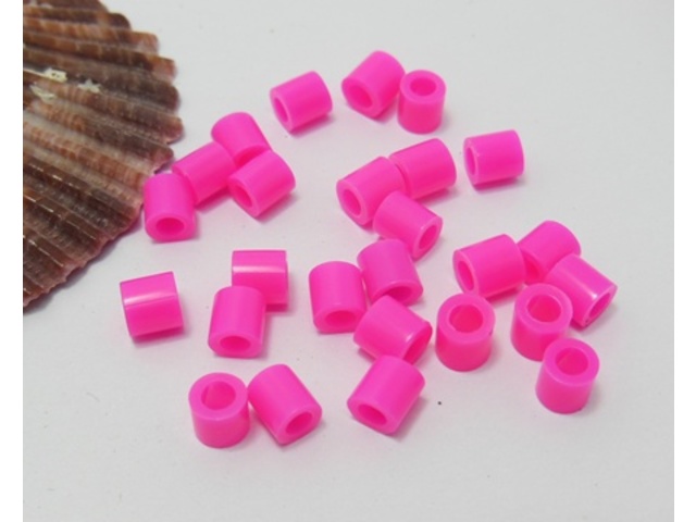 4200Pcs (250g) Craft Hama Beads Pearler Beads 5mm - Fuschia - Click Image to Close