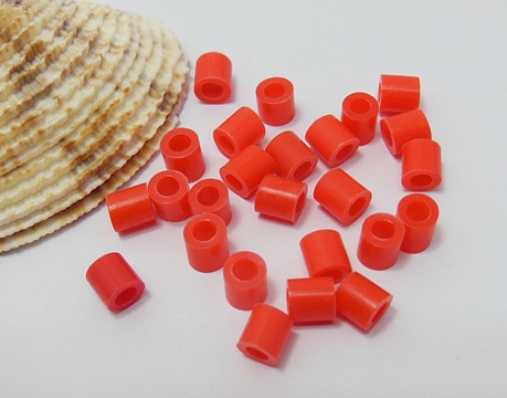 4200Pcs (250g) Craft Hama Beads Pearler Beads 5mm - Red - Click Image to Close