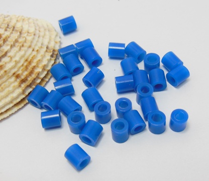 4200Pcs (250g) Craft Hama Beads Pearler Beads 5mm - Blue - Click Image to Close