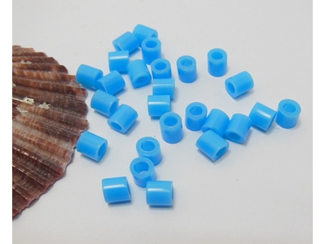 4200Pcs (250g) Craft Hama Beads Pearler Beads 5mm - Skyblue - Click Image to Close