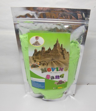 1Kilo Green Magic Motion Moving Kinetic Sand for Craft - Click Image to Close