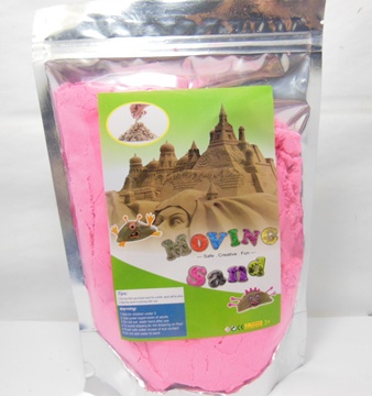 1Kilo Pink Magic Motion Moving Kinetic Sand for Craft - Click Image to Close