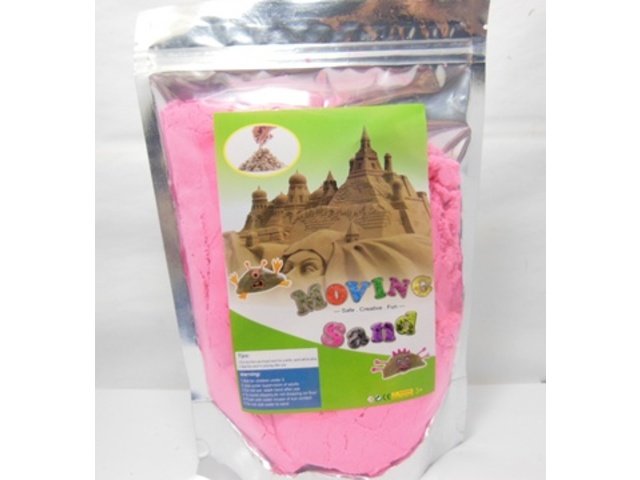 1Kilo Pink Magic Motion Moving Kinetic Sand for Craft - Click Image to Close