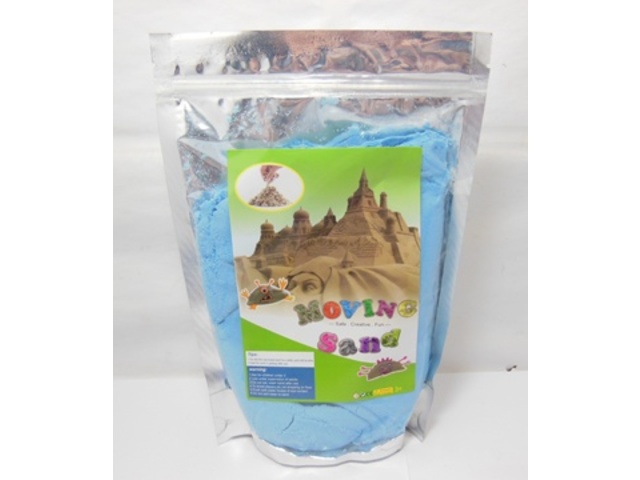 1Kilo Blue Magic Motion Moving Kinetic Sand for Craft - Click Image to Close