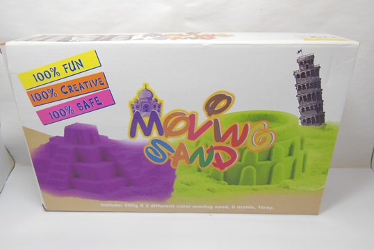 1Kilo Magic Kinetic Sand for Craft with 6 Tools - Click Image to Close