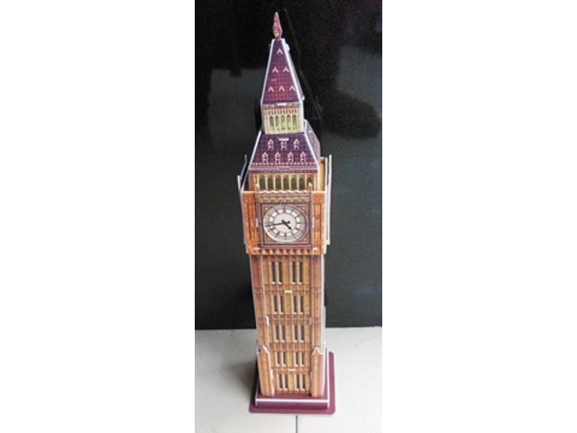 4Pcs 3D Big Ben Tower Model Puzzle DIY Educational Toy - Click Image to Close