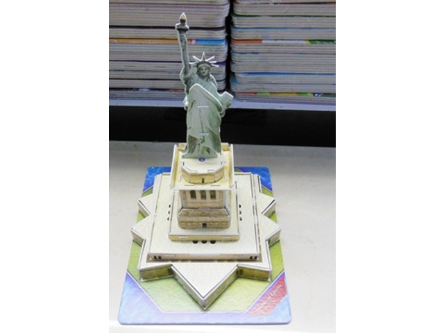 4Pcs 3D Foam Statue of Liberty Model Puzzle DIY Educational Toy - Click Image to Close