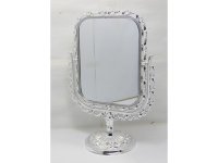 1X New Pedestal Rectangle Makeup Mirror Double Sided