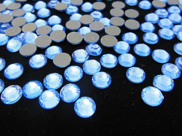 1400Pcs Round Blue Flatback Rhinestone Table Scatter 6mm - Click Image to Close