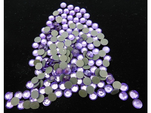 1400Pcs Round Purple Flatback Rhinestone Table Scatter 6mm - Click Image to Close