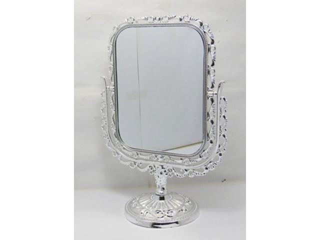 1X New Pedestal Rectangle Makeup Mirror Double Sided 1X New Pedestal Rectangle Makeup Mirror Double Sided