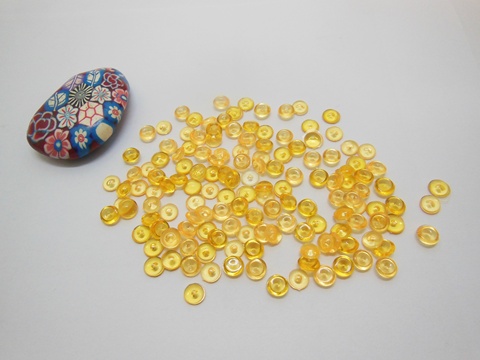5200Pcs Orange Semi Bead Confetti Table Scatter Wedding Favor - Click Image to Close