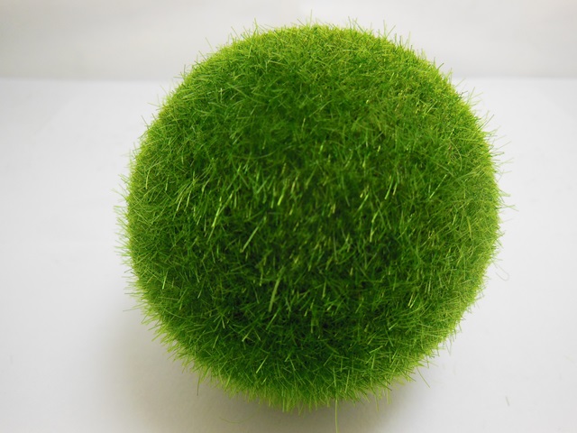 20 Green Artificial Foam Moss Ball D??cor 60mm Dia. - Click Image to Close