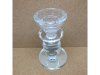 1X New Crystal Single Candle Holder 12cm High 1X New Crystal Single Candle Holder 12cm High