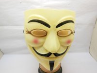 12Pcs V for Vendetta Anonymous Ivory Costume Mask 12Pcs V for Vendetta Anonymous Ivory Costume Mask