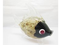 1X Handmade Art Glass Fish Figurine Ornament 21.5cm High