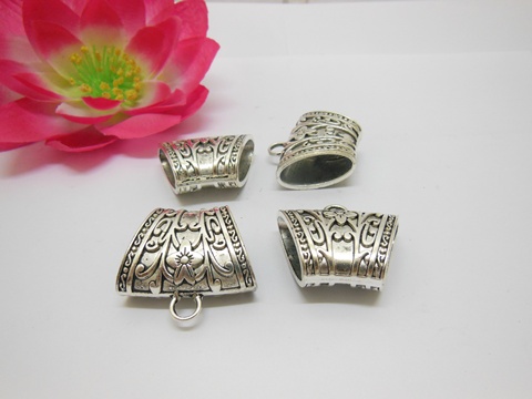 40Pcs HQ New Charms Flower Hollow Alloy Beads Pendants - Click Image to Close